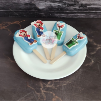 CakeSicle Tematica Para Mario Bross