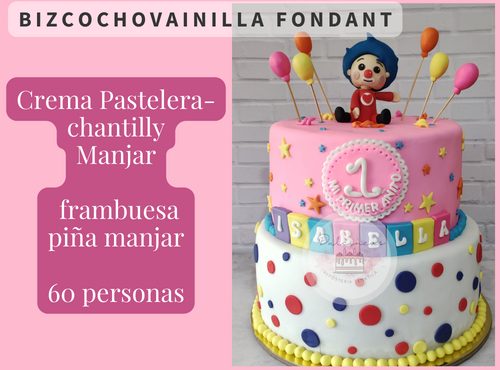Descubre Nuestra Obra Maestra: Torta de Vainilla 2 Pisos en Dulcineas